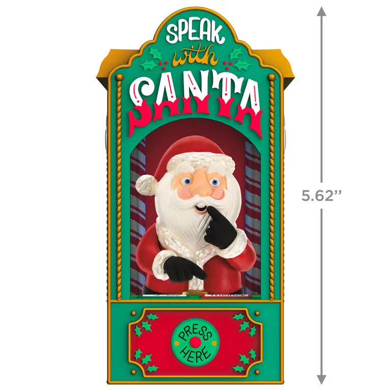 Hallmark Naughty & Nice Arcade Ornament With Light And Sound 3 Hallmark Naughty & Nice Arcade Ornament With Light And Sound - Image 3