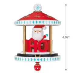 Hallmark Santa-Go-Round Ornament -Hallmark Store Santa Carousel Keepsake Ornament 2299QGO2647 03