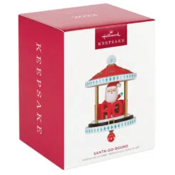 Hallmark Santa-Go-Round Ornament -Hallmark Store Santa Carousel Keepsake Ornament 2299QGO2647 04