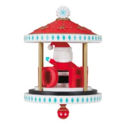 Hallmark Santa-Go-Round Ornament -Hallmark Store Santa Carousel Keepsake Ornament 2299QGO2647 06