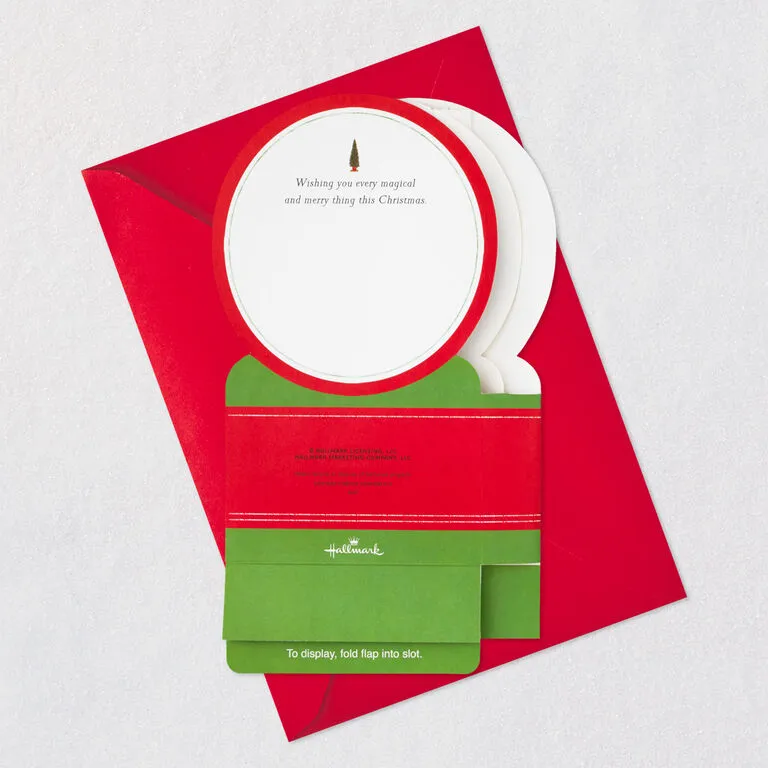 Hallmark Santa's Sleigh Snow Globe Musical 3D Pop-Up Christmas Card With Motion 8 Hallmark Santa's Sleigh Snow Globe Musical 3D Pop-Up Christmas Card With Motion - Image 8