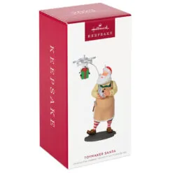 Hallmark Toymaker Santa Ornament -Hallmark Store Santa With Drone Keepsake Ornament 1999QXR8047 04
