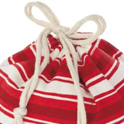 Hallmark 10" And 20" Santa And Stripes 2-Pack Fabric Christmas Gift Bags 11 Hallmark 10" And 20" Santa And Stripes 2-Pack Fabric Christmas Gift Bags -Hallmark Store Santa and Stripes Medium and XL Fabric Gift Bags XGB4902 06