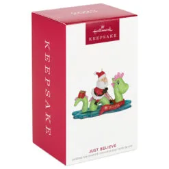 Hallmark Just Believe Ornament -Hallmark Store Santa on Loch Ness Monster Keepsake Ornament 2199QGO2859 04