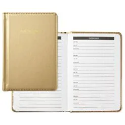 Hallmark Satin Gold Address Book -Hallmark Store Satin Gold Address Book root 1ADD1874 ADD1874 06.jpg Source Image