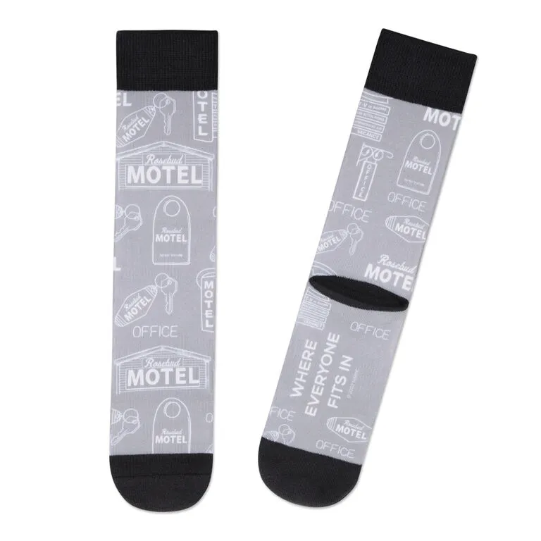 Hallmark Schitt's Creek® Rosebud Motel Novelty Crew Socks 1 Hallmark Schitt's Creek® Rosebud Motel Novelty Crew Socks
