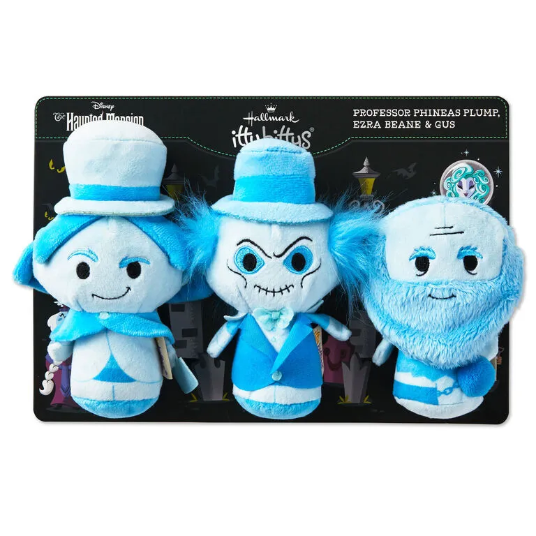 Hallmark Itty Bittys® Disney The Haunted Mansion Ghosts Glow-in-the-Dark Plush, Set Of 3 5 Hallmark Itty Bittys® Disney The Haunted Mansion Ghosts Glow-in-the-Dark Plush, Set Of 3 - Image 5