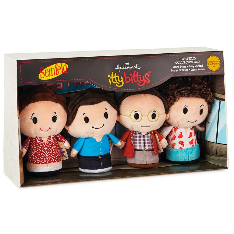 Hallmark Itty Bittys® Seinfeld Collector Set Plush, Set Of 4 3 Hallmark Itty Bittys® Seinfeld Collector Set Plush, Set Of 4 - Image 3