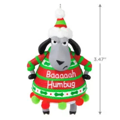 Hallmark Baaaaah Humbug! Ornament -Hallmark Store Sheep in Baaaaah Humbug Sweater Keepsake Ornament 1799QGO2849 03