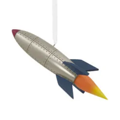 Signature Rocket Ship Hallmark Ornament -Hallmark Store Signature Rocket Ship Christmas Ornament 1HDL2176 06