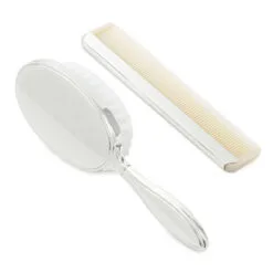 Hallmark Baby's First Hair Brush And Comb, Set Of 2 -Hallmark Store Silver Baby Hair Brush and Comb 1BBY4730 03