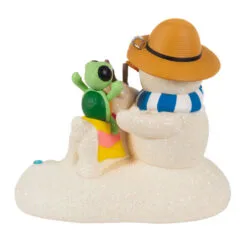 Hallmark Sandal The Snowman Ornament -Hallmark Store Snowman on Beach Keepsake Ornament 1799QXR8097 06