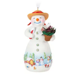 Hallmark Snowtop Lodge Terran S. Gardner Porcelain Ornament