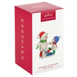 Hallmark Making Memories Dancing To The Beat Ornament -Hallmark Store Snowmen Dancing Keepsake Ornament 1799QXR8059 04