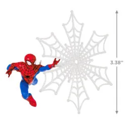Hallmark Marvel Spider-Man Spidey Spins A Snowflake Ornament -Hallmark Store Spiderman Snowflake Keepsake Ornament 1999QXI7467 03
