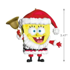 Hallmark Nickelodeon SpongeBob SquarePants Santa Ornament 8 Hallmark Nickelodeon SpongeBob SquarePants Santa Ornament -Hallmark Store SpongeBob Santa Keepsake Ornament 1899QXI7367 03