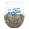 Hallmark Sprinkle Dip Wine Glass, 16 Oz.