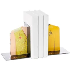 Hallmark Star Trek™ Mirror, Mirror Captain Kirk Bookends, Set Of 2 5 Hallmark Star Trek™ Mirror, Mirror Captain Kirk Bookends, Set Of 2 -Hallmark Store Star Trek Mirror Mirror Captain Kirk Bookends Set 1SRT1002 03