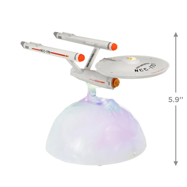 Hallmark Star Trek™ U.S.S. Enterprise NCC-1701 Tabletop Decoration With Light And Sound 3 Hallmark Star Trek™ U.S.S. Enterprise NCC-1701 Tabletop Decoration With Light And Sound - Image 3