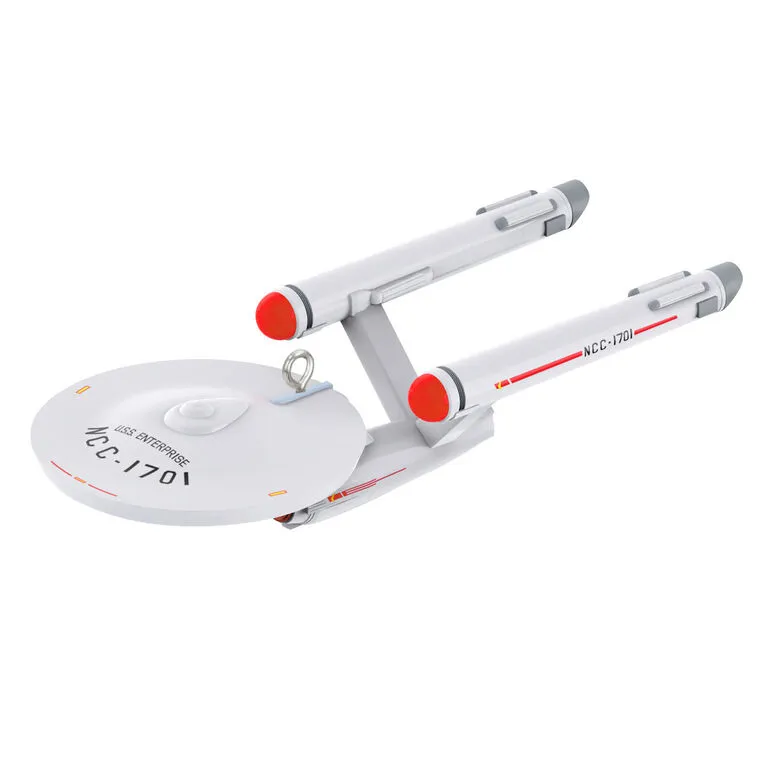 Hallmark Mini Star Trek™ U.S.S. Enterprise NCC-1701 Ornament, 0.035" 1 Hallmark Mini Star Trek™ U.S.S. Enterprise NCC-1701 Ornament, 0.035"