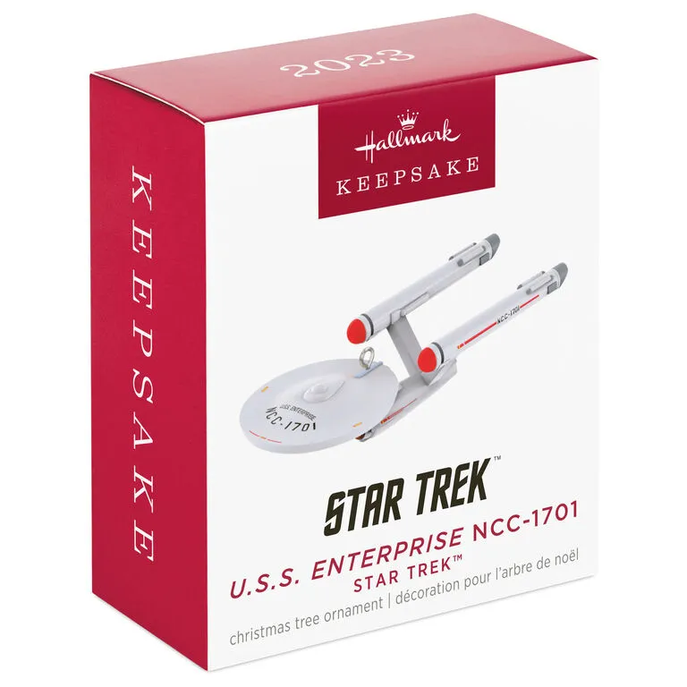 Hallmark Mini Star Trek™ U.S.S. Enterprise NCC-1701 Ornament, 0.035" 4 Hallmark Mini Star Trek™ U.S.S. Enterprise NCC-1701 Ornament, 0.035" - Image 4