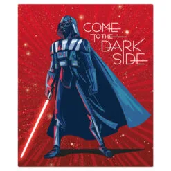 Hallmark Star Wars™ Darth Vader™ Dark Side Blanket -Hallmark Store Star Wars Darth Vader Dark Side Fleece Blanket 1SHP2159 03