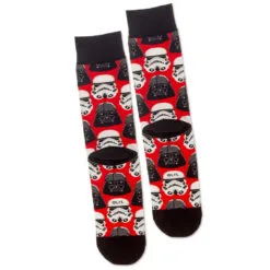 Hallmark Star Wars™ Darth Vader™ And Stormtrooper™ Helmet Novelty Crew Socks 6 Hallmark Star Wars™ Darth Vader™ And Stormtrooper™ Helmet Novelty Crew Socks -Hallmark Store Star Wars Darth VaderStormtrooper Crew Socks 1SHP2162 03