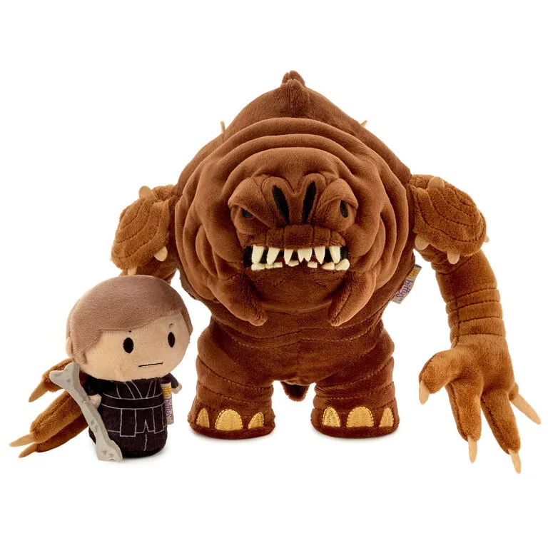 Hallmark Itty Bittys® Star Wars: Return Of The Jedi™ Luke Skywalker™ And Rancor™ Plush Collector Set Of 2 1 Hallmark Itty Bittys® Star Wars: Return Of The Jedi™ Luke Skywalker™ And Rancor™ Plush Collector Set Of 2