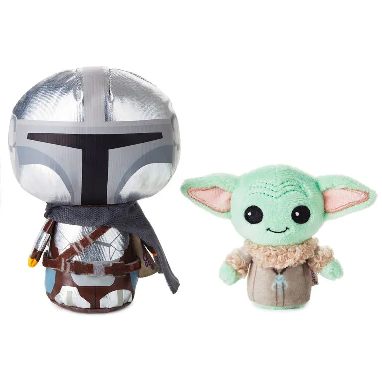 Hallmark Itty Bittys® Star Wars™ The Mandalorian™ And Grogu™ Plush, Set Of 2 1 Hallmark Itty Bittys® Star Wars™ The Mandalorian™ And Grogu™ Plush, Set Of 2