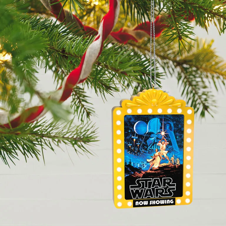 Hallmark Star Wars: A New Hope™ Now Showing Ornament With Light 2 Hallmark Star Wars: A New Hope™ Now Showing Ornament With Light - Image 2