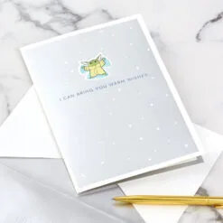 Hallmark Star Wars: The Mandalorian™ Grogu™ Warm Wishes 3D Pop-Up Holiday Card -Hallmark Store Star Wars The Mandalorian Grogu 3D PopUp Holiday Card 1499XXH9985 07