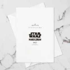 Hallmark Star Wars: The Mandalorian™ Grogu™ Warm Wishes 3D Pop-Up Holiday Card -Hallmark Store Star Wars The Mandalorian Grogu 3D PopUp Holiday Card 1499XXH9985 09