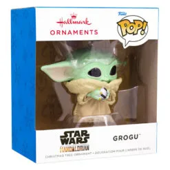 Star Wars: The Mandalorian™ Grogu™ Funko POP!® Hallmark Ornament 8 Star Wars: The Mandalorian™ Grogu™ Funko POP!® Hallmark Ornament -Hallmark Store Star Wars The Mandalorian Grogu Funko POP Christmas Ornament 3HCM1098 04