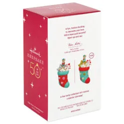 Hallmark Stocking Stuffers Surprise Mystery 2023 Exclusive Ornament -Hallmark Store Stocking With Mouse and Star Cookie Keepsake Ornament 1999QXC5619 06
