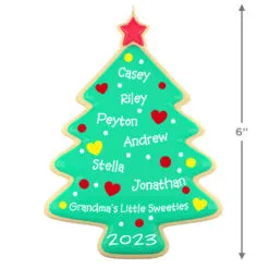 Hallmark Sweet Memories Cookie Tree Personalized Ornament -Hallmark Store Sweet Memories Cookie Tree Personalized Keepsake Ornament 2499QHE2005B1 03