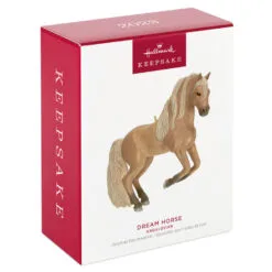 Hallmark Andalusian Dream Horse Ornament -Hallmark Store Tan Horse Keepsake Ornament 1799QGO2709 04