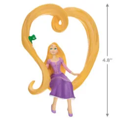 Hallmark Disney Tangled Rapunzel's Heart Of Gold Ornament -Hallmark Store Tangled Rapunzel and Pascal Keepsake Ornament 1899QXD6557 03