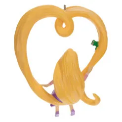 Hallmark Disney Tangled Rapunzel's Heart Of Gold Ornament -Hallmark Store Tangled Rapunzel and Pascal Keepsake Ornament 1899QXD6557 06