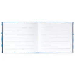 Hallmark Blue Shibori Print Guest Book -Hallmark Store Tie Dye Blue Guest Book 1EDY3150 03