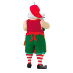 Hallmark Toymaker Santa Surprise Mystery Ornament -Hallmark Store Toymaker Santa Holding Stocking Keepsake Ornament 1999QGO2967 08