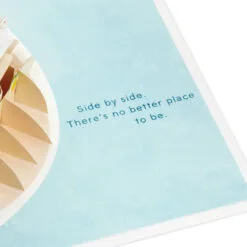 Hallmark Tropical Beach Scene 3D Pop-Up Anniversary Card -Hallmark Store Tropical Beach Scene 3D PopUp Anniversary Card 1299LAD2773 03