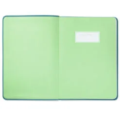 Hallmark Turquoise Faux Leather Notebook With Pen -Hallmark Store Turquoise Faux Leather Notebook With Pen 1HWJ7041 03