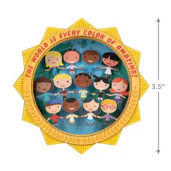 Hallmark UNICEF Every Color Of Amazing Papercraft Ornament -Hallmark Store UNICEF Children of World Keepsake Ornament 1999QXI7497 03