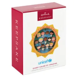 Hallmark UNICEF Every Color Of Amazing Papercraft Ornament -Hallmark Store UNICEF Children of World Keepsake Ornament 1999QXI7497 04
