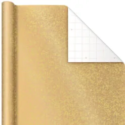 Hallmark Upscale Neutrals 3-Pack Wrapping Paper, 85 Sq. Ft. Total 13 Hallmark Upscale Neutrals 3-Pack Wrapping Paper, 85 Sq. Ft. Total -Hallmark Store Upscale Neutrals 2 Standard 1 Foil 3Pack Gift Wrap 5EWR6417 06