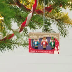 Hallmark Nifty Fifties Keepsake Ornaments Special Edition Ornament -Hallmark Store Vintage Box of Nutcrackers Keepsake Ornament 2099QGO2819 02