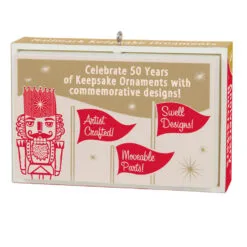 Hallmark Nifty Fifties Keepsake Ornaments Special Edition Ornament -Hallmark Store Vintage Box of Nutcrackers Keepsake Ornament 2099QGO2819 06