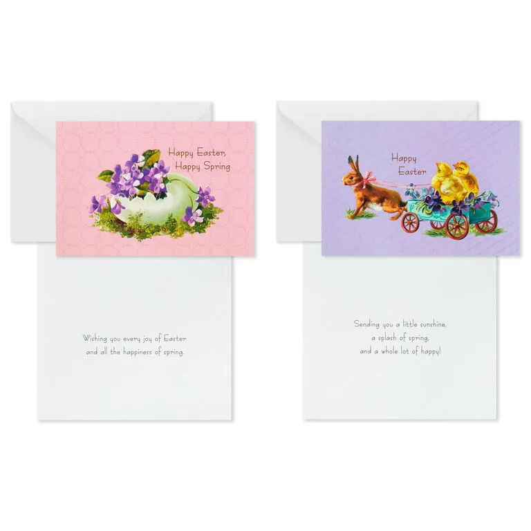 Hallmark Vintage Bunnies And Chicks Boxed Easter Cards, Pack Of 24 5 Hallmark Vintage Bunnies And Chicks Boxed Easter Cards, Pack Of 24 - Image 5
