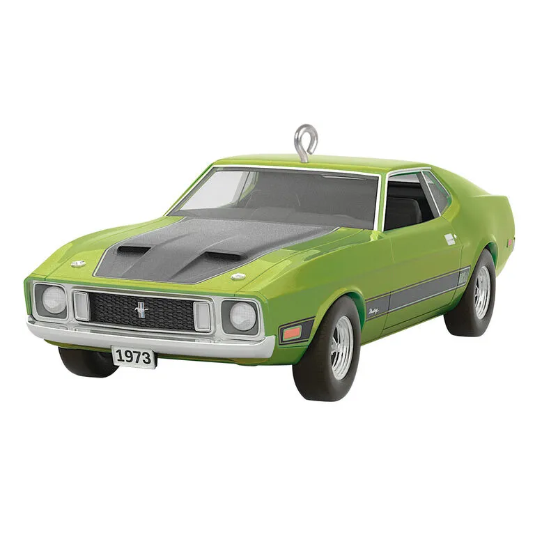 Hallmark Classic American Cars 1973 Ford Mustang Mach 1 2023 Metal Ornament 1 Hallmark Classic American Cars 1973 Ford Mustang Mach 1 2023 Metal Ornament