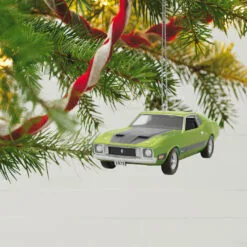 Hallmark Classic American Cars 1973 Ford Mustang Mach 1 2023 Metal Ornament 7 Hallmark Classic American Cars 1973 Ford Mustang Mach 1 2023 Metal Ornament -Hallmark Store Vintage Ford Mustang Car Keepsake Ornament 2199QXR8157 02